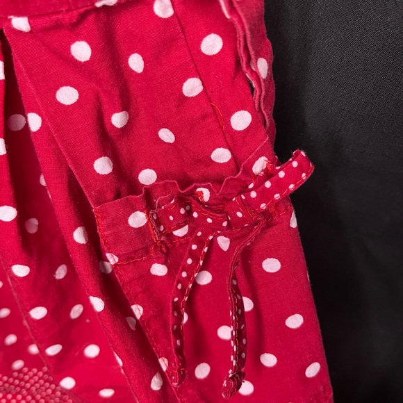 Red Polka Dot Daisy Dress Size 3T - Picture 8 of 8